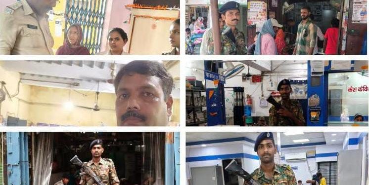 गोपालगंज में दिनदहाड़े पुलिस की सख्त निगरानी, अपराधियों पर शिकंजा कसने को सघन जांच अभियान