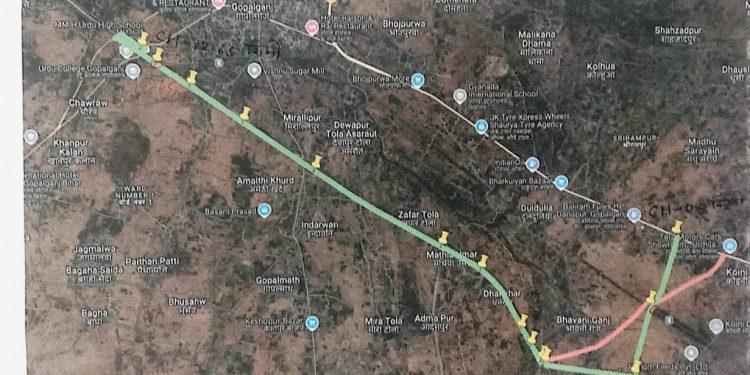 गोपालगंज बाईपास निर्माण की राह हुई आसान, वन भूमि के लिए स्टेज-1 मंजूरी मिली