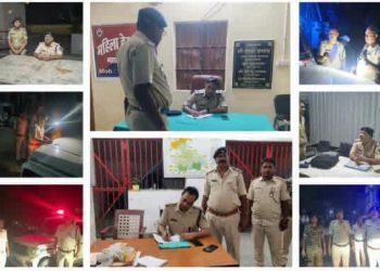 सुपर पेट्रोलिंग अभियान के तहत गोपालगंज पुलिस का सघन निरीक्षण, रात्रि गश्ती की ली गई जायजा।