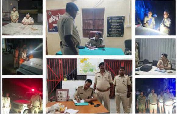सुपर पेट्रोलिंग अभियान के तहत गोपालगंज पुलिस का सघन निरीक्षण, रात्रि गश्ती की ली गई जायजा।