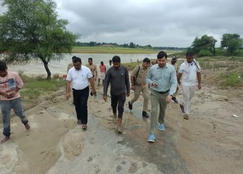 प्रशासन अलर्ट,जलस्तर का लिया जायजा