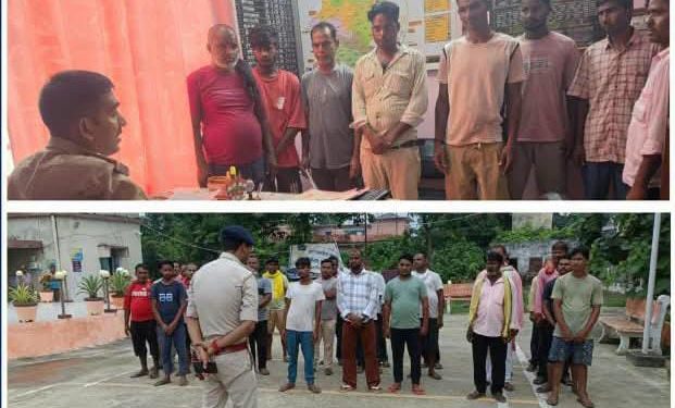 गोपालपुर में पुलिस का कड़ा एक्शन! गुंडा परेड में असामाजिक तत्वों को दी सख्त चेतावनी