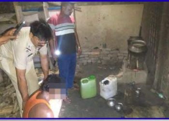 सिधवलिया थाना क्षेत्र में 35 लीटर देशी चुलाई शराब बरामद, एक आरोपी गिरफ्तार