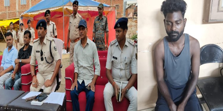 जमुनहा बाजार स्वर्ण लूट का सफल उद्भेदन , ओडिशा के एक कुख्यात अपराधी गिरफ्तार, लूट का सामान बरामद !!