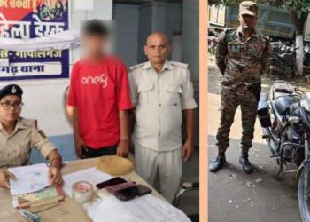 चोरी की बाइक के साथ युवक गिरफ्तार, मझागढ़ पुलिस ने कसा शिकंजा